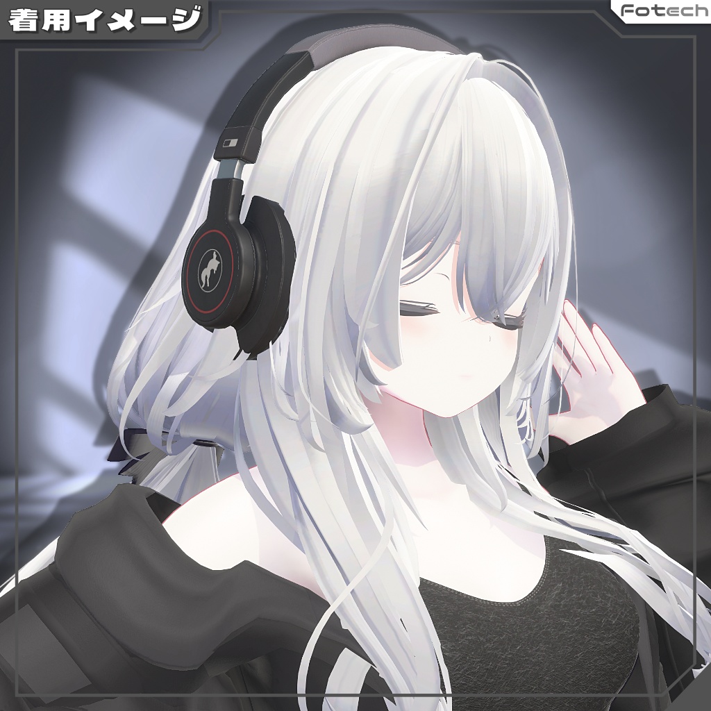 【3Dモデル】首掛けヘッドホン WH-GX1