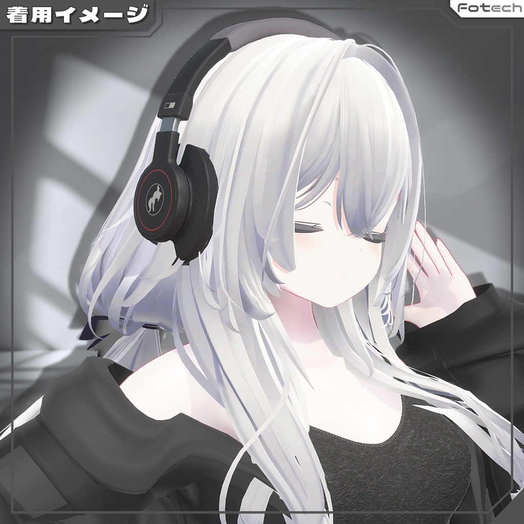 【3Dモデル】首掛けヘッドホン WH-GX1