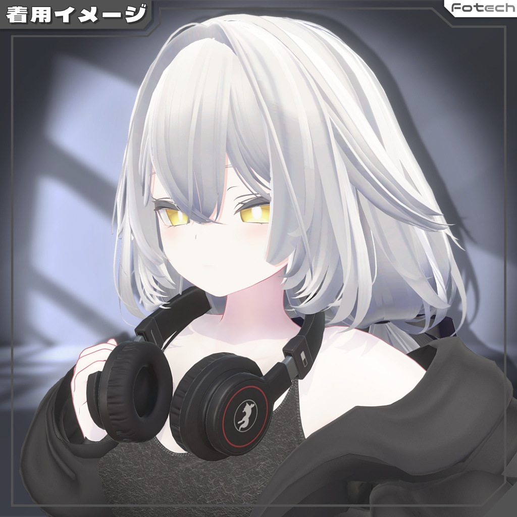 【3Dモデル】首掛けヘッドホン WH-GX1