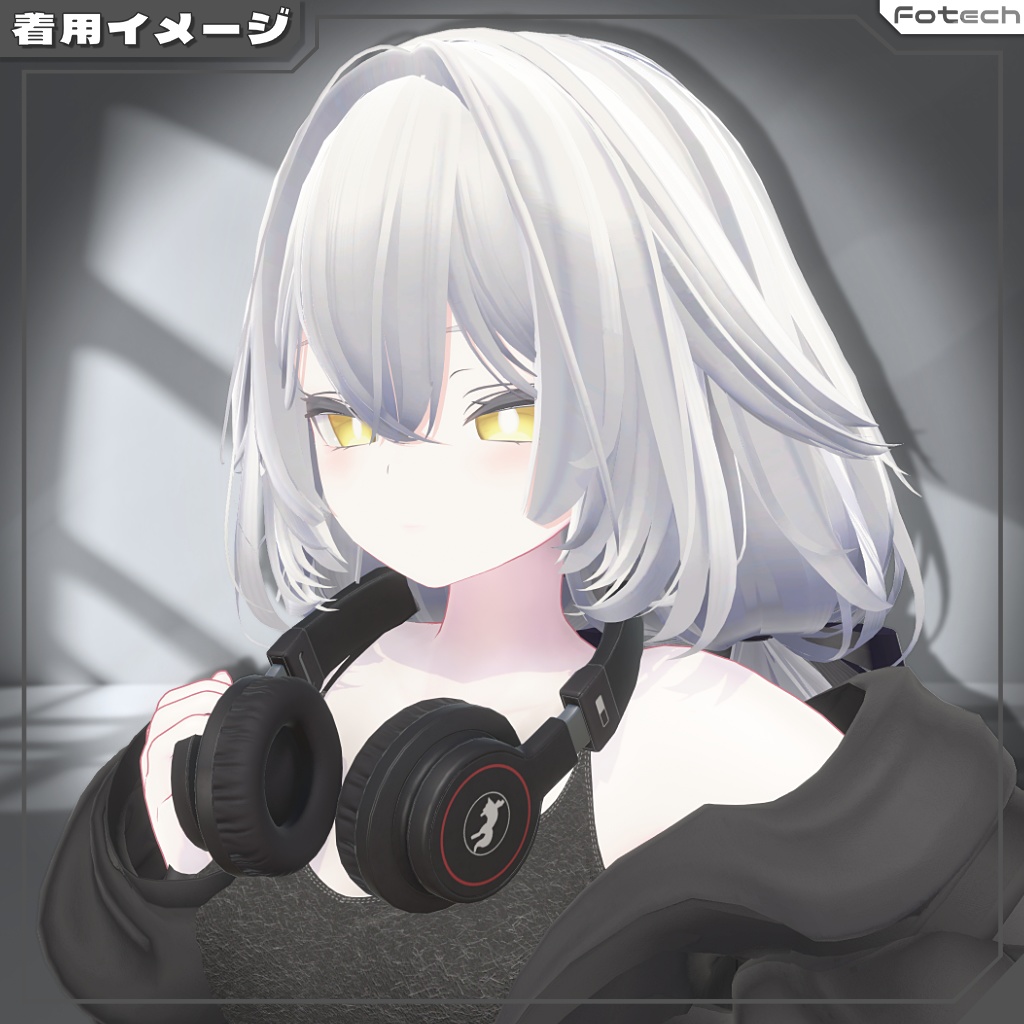 【3Dモデル】首掛けヘッドホン WH-GX1