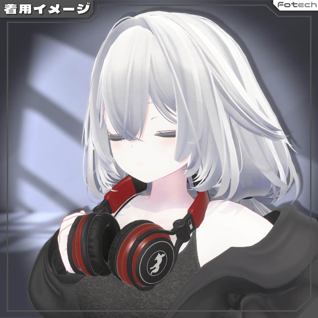 【3Dモデル】ヘッドフォン WH-GX2 【MA対応】