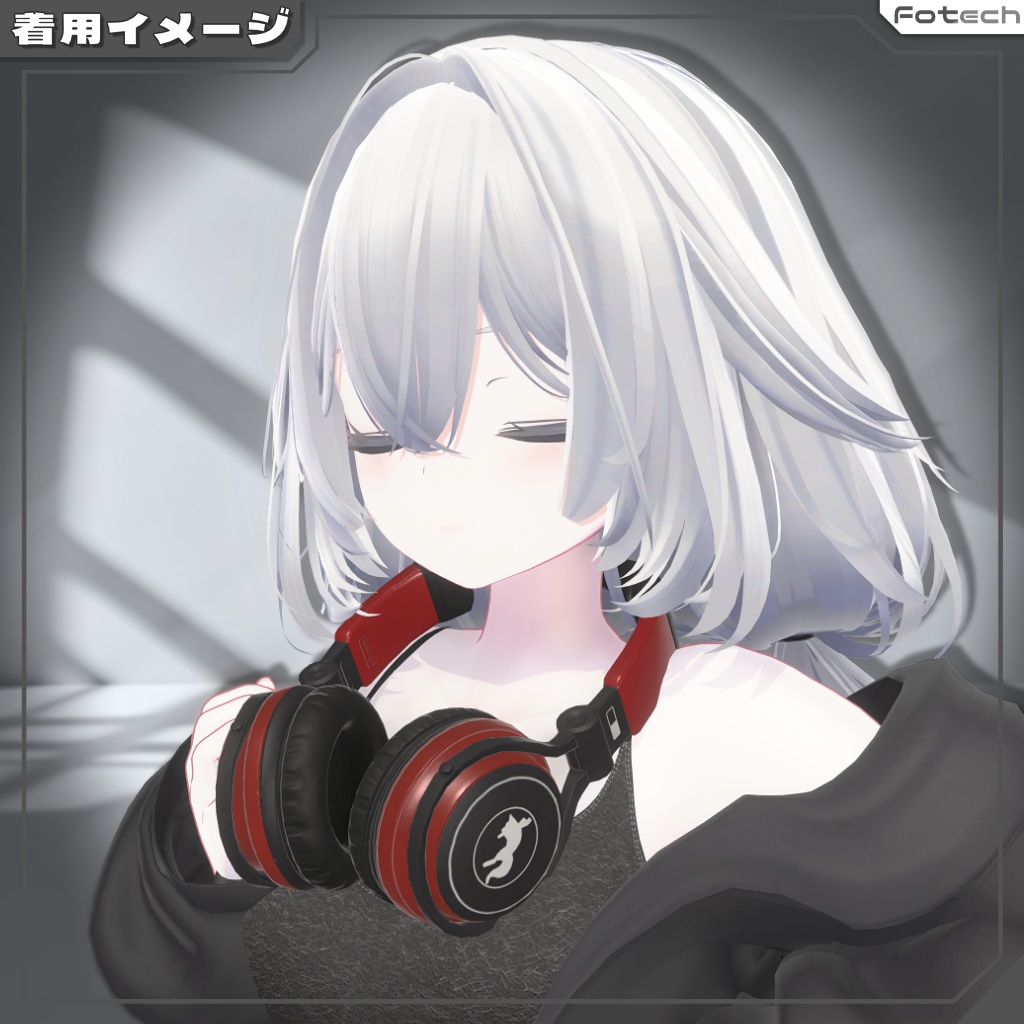 【3Dモデル】ヘッドフォン WH-GX2 【MA対応】