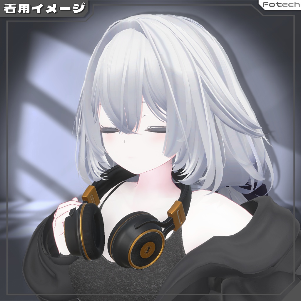 【3Dモデル】ヘッドフォン WH-SD02