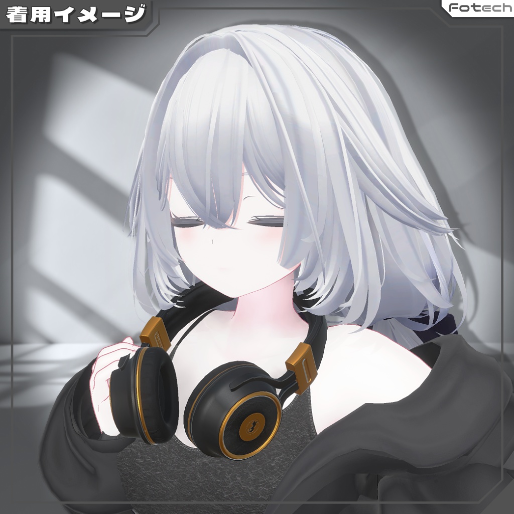 【3Dモデル】ヘッドフォン WH-SD02