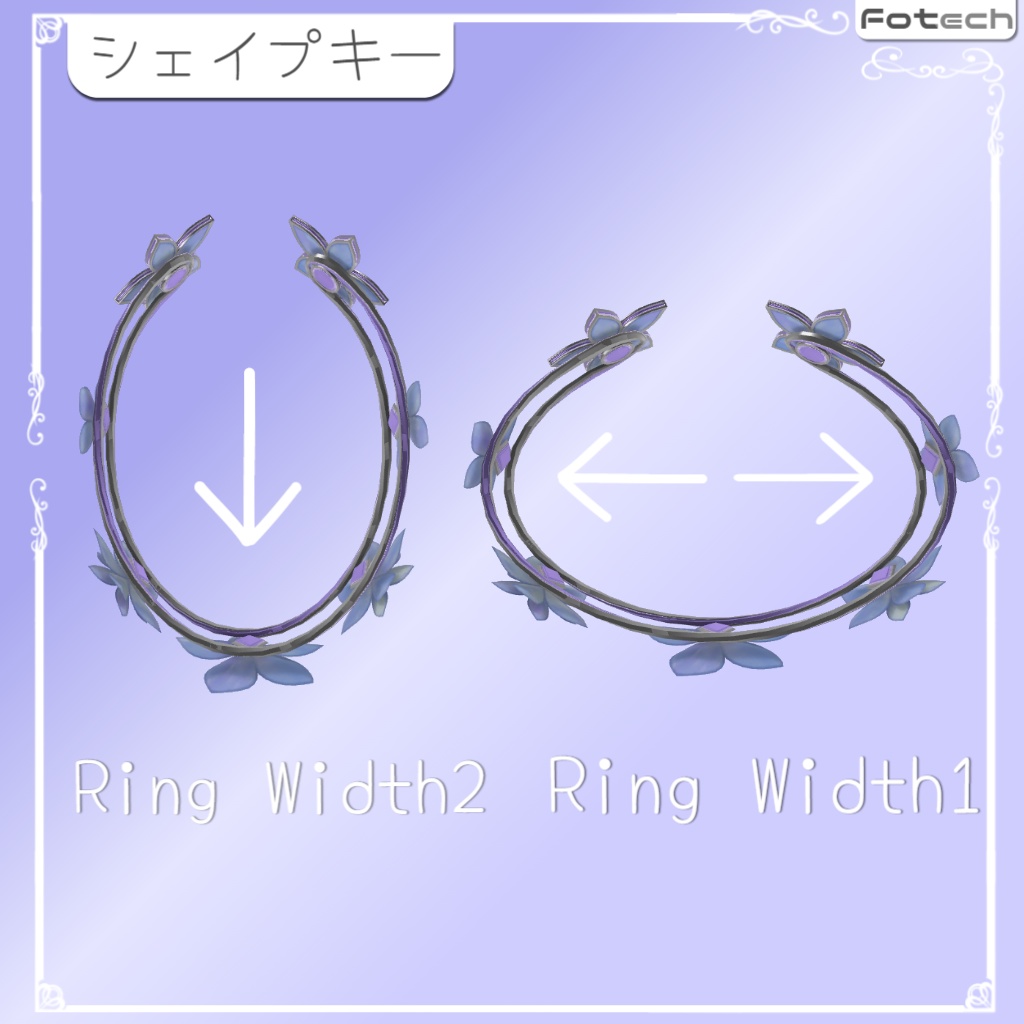 【3Dモデル】ブレスレット Serenity Bracelet