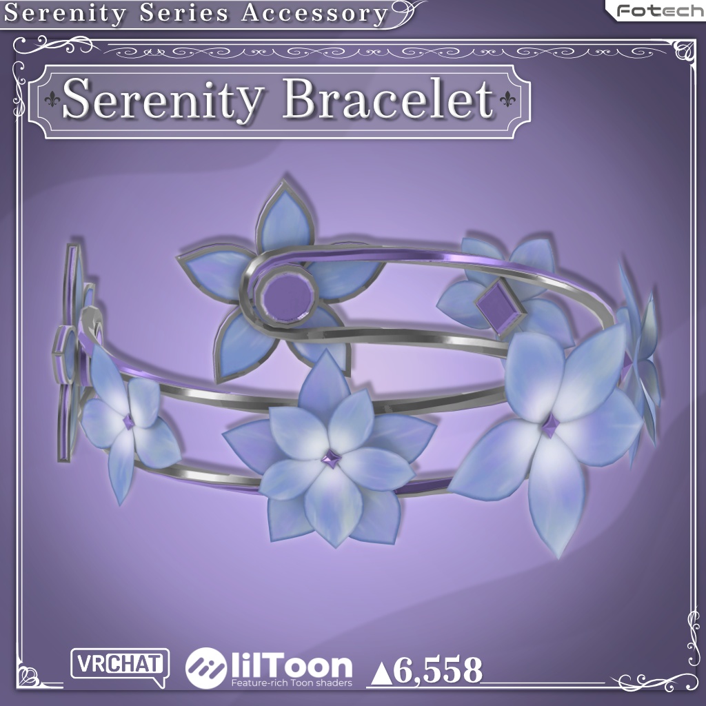 【3Dモデル】ブレスレット Serenity Bracelet