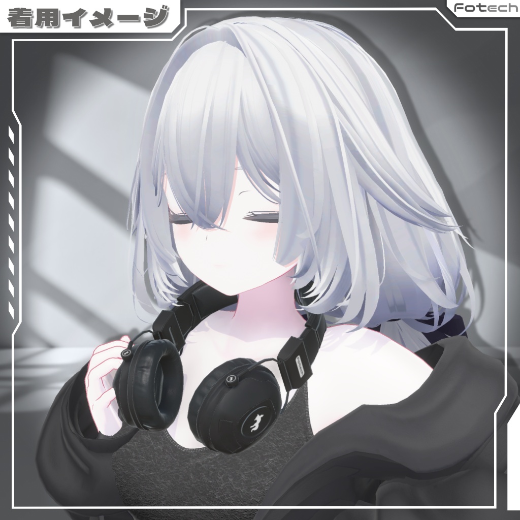 【3Dモデル】ヘッドフォン WH-TACTIX