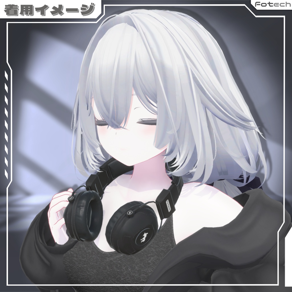 【3Dモデル】ヘッドフォン WH-TACTIX