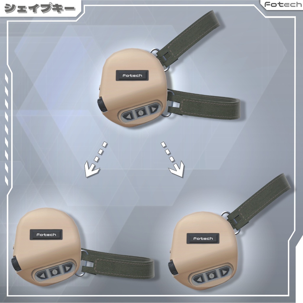 【3Dモデル】ヘッドフォン&ブーニーハット TM-Voltek