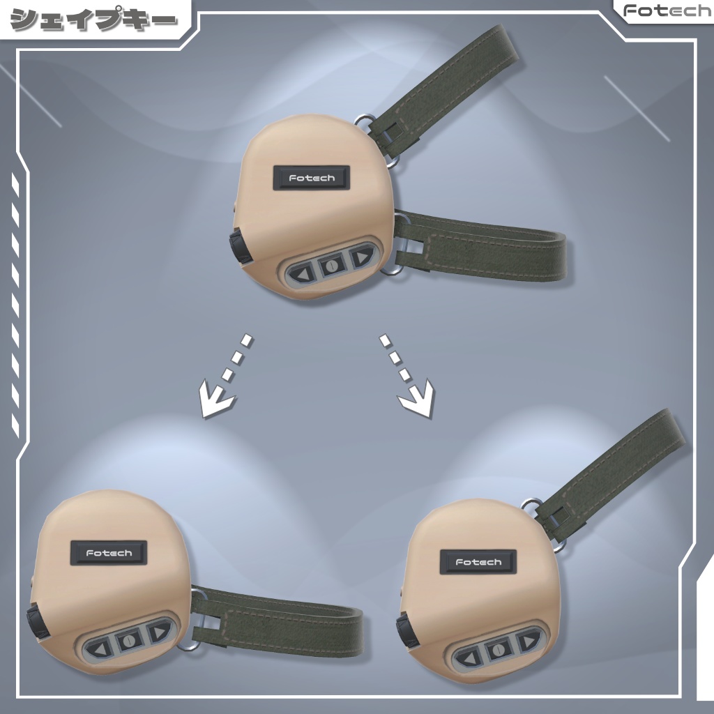 【3Dモデル】ヘッドフォン&ブーニーハット TM-Voltek