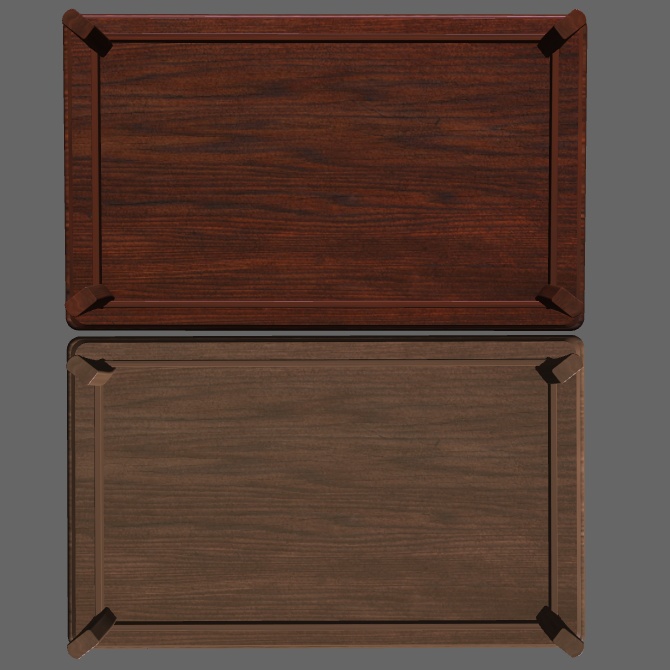 クリップスタジオ用 ローテーブルa 3Dオブジェクト素材