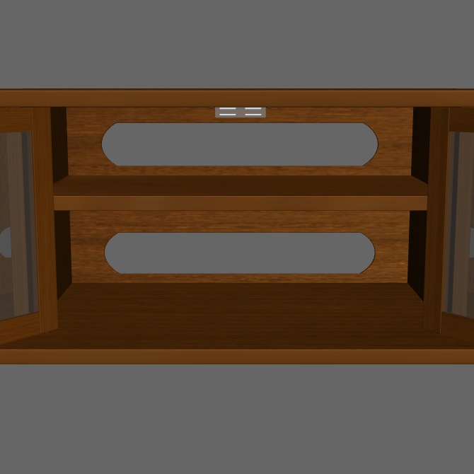 クリップスタジオ用 テレビ台 3Dオブジェクト素材