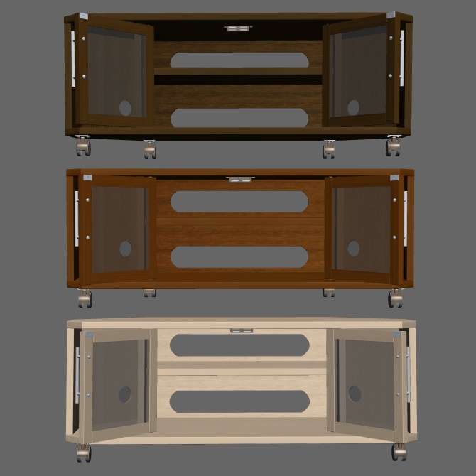 クリップスタジオ用 テレビ台 3Dオブジェクト素材