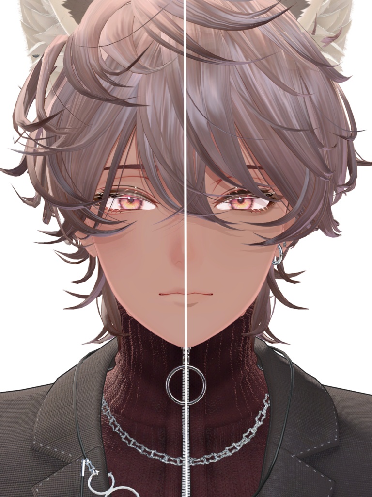 【斑霞対応】Natural Make & Eye Texture (&Body Texture)