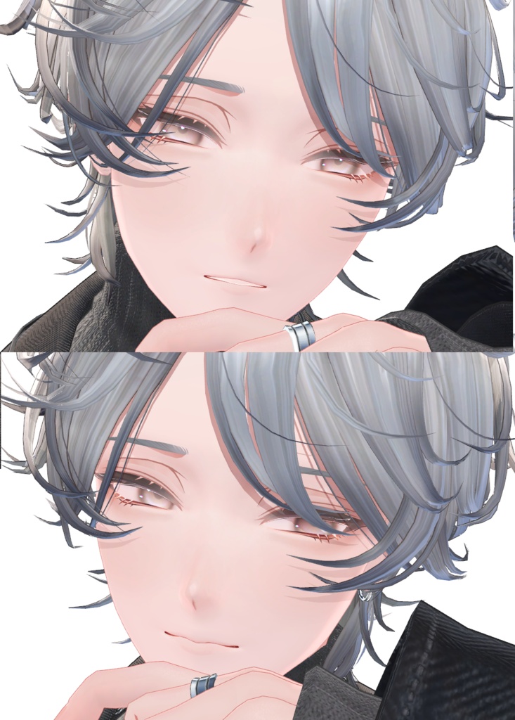 【斑霞対応】Natural Make & Eye Texture (&Body Texture)