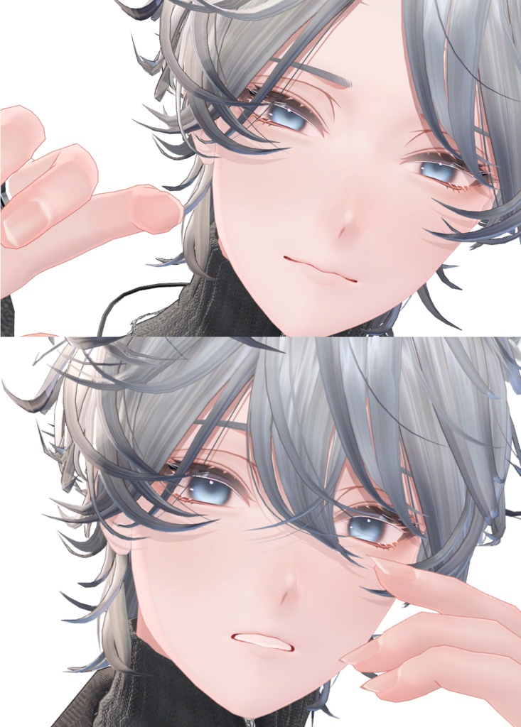 【斑霞対応】Natural Make & Eye Texture (&Body Texture)