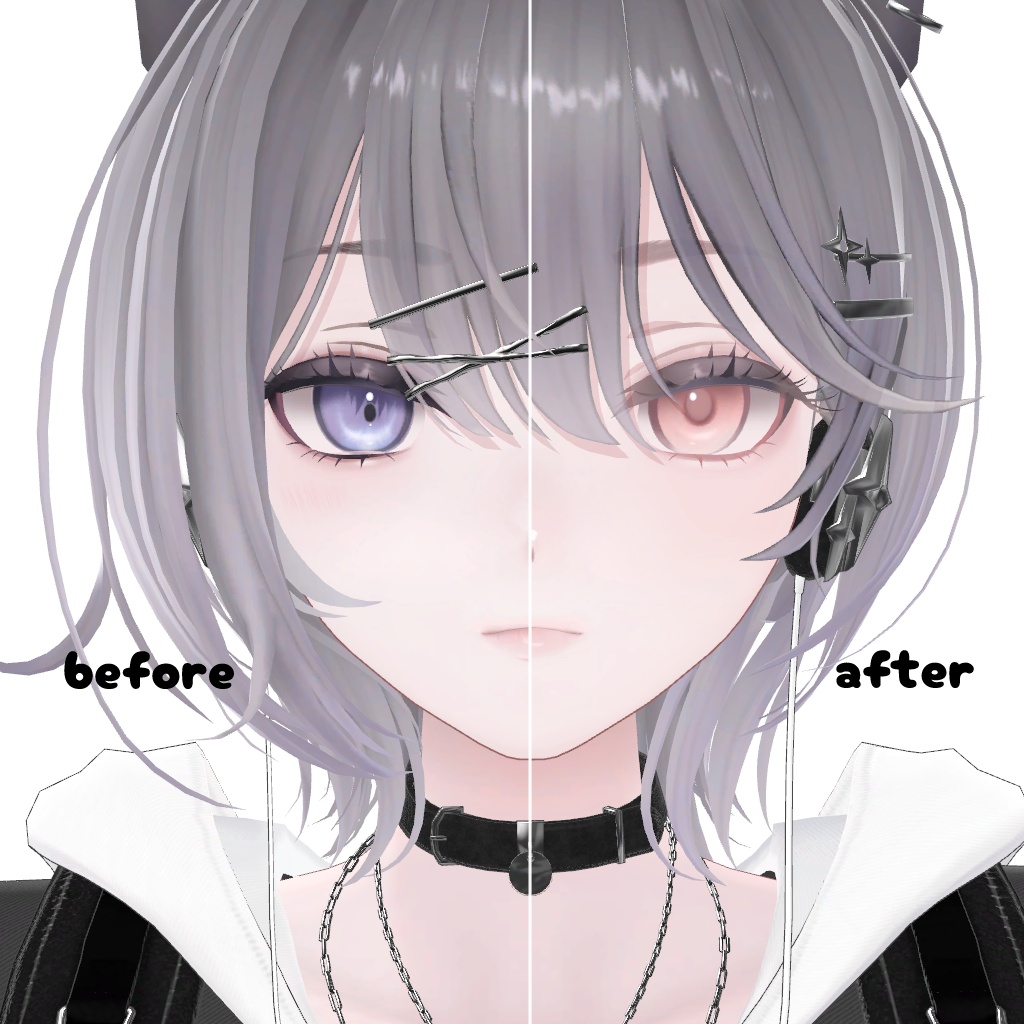 【Linne対応】Make&EyeTexture 「Pale Cherry」