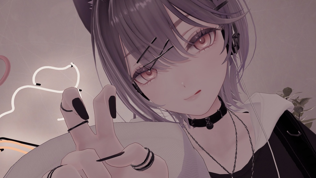 【Linne対応】Make&EyeTexture 「Pale Cherry」