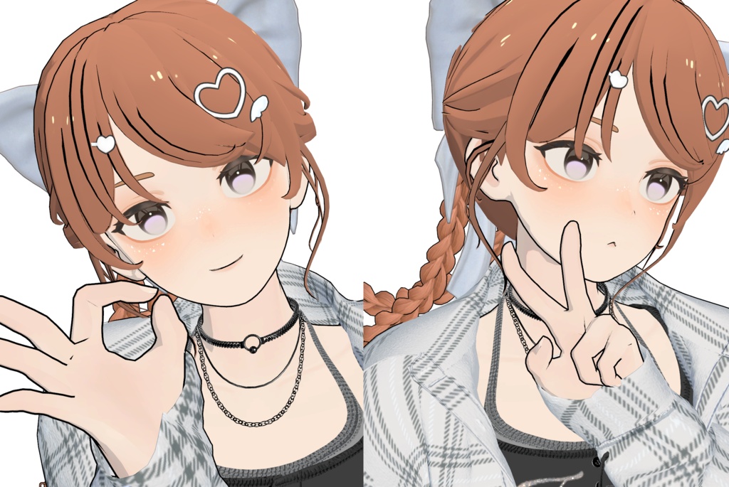 【Grus対応】Makeup & Eye Texture 「Summer Orange」