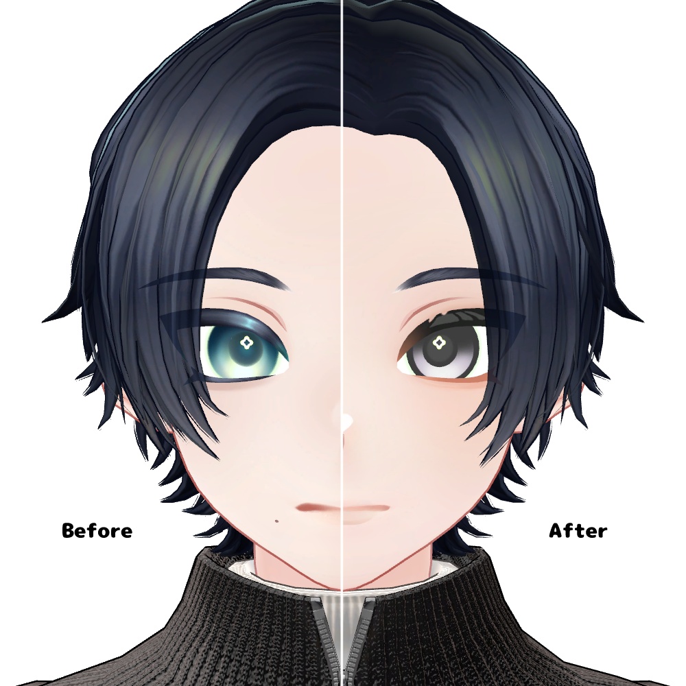 【千景対応】Makeup & Eye Texture
