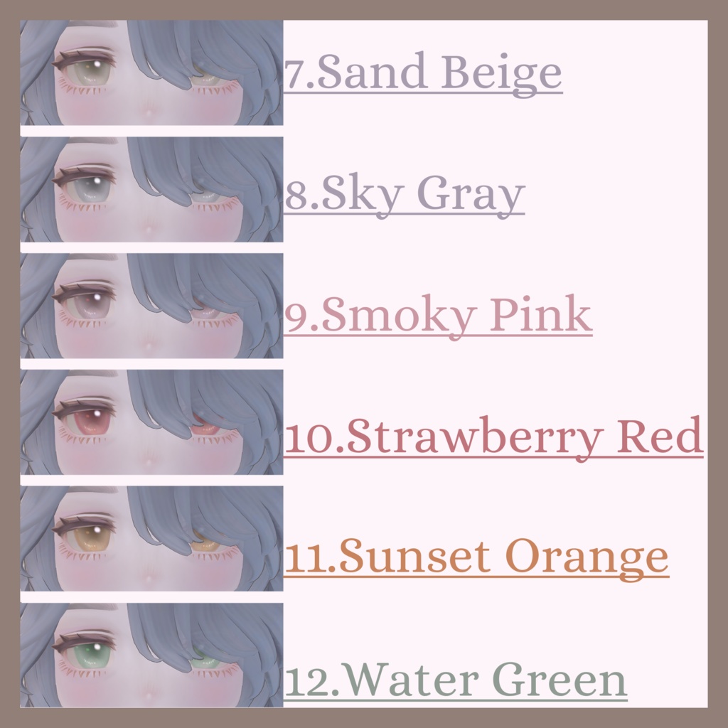 【 マリシア - Marycia - 専用】Winter_Glow Eye&Make&BodyTexture