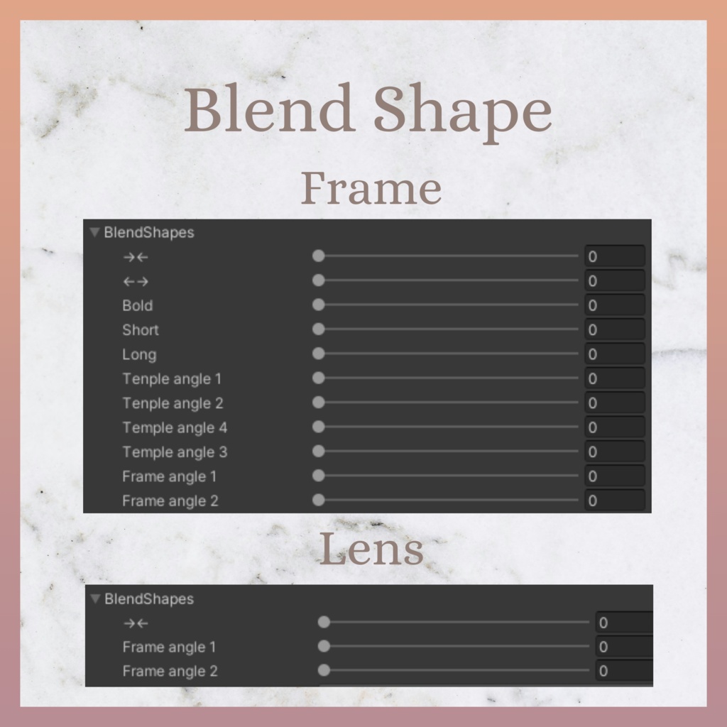 Unison Glass 【11アバター対応】
