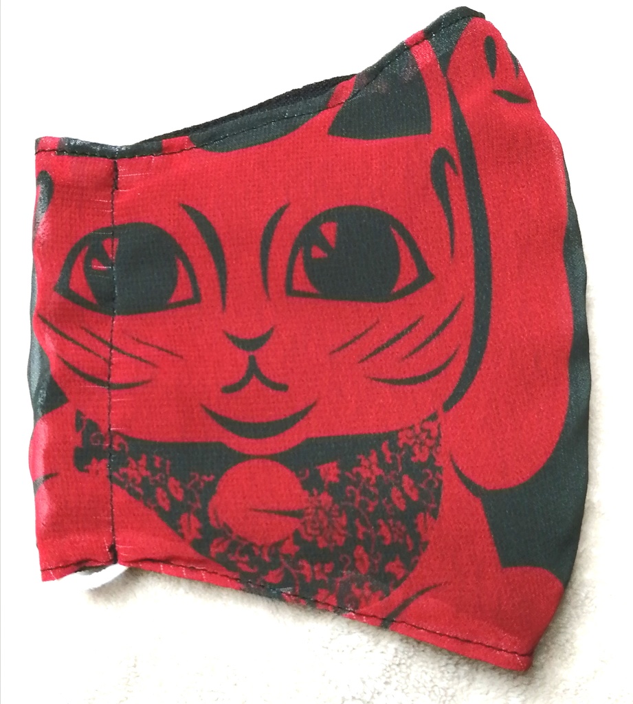 でっかいまねき猫夏用マスク