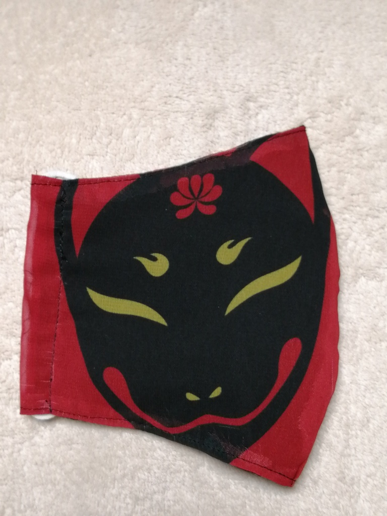 【夏用マスク】稲荷きつね