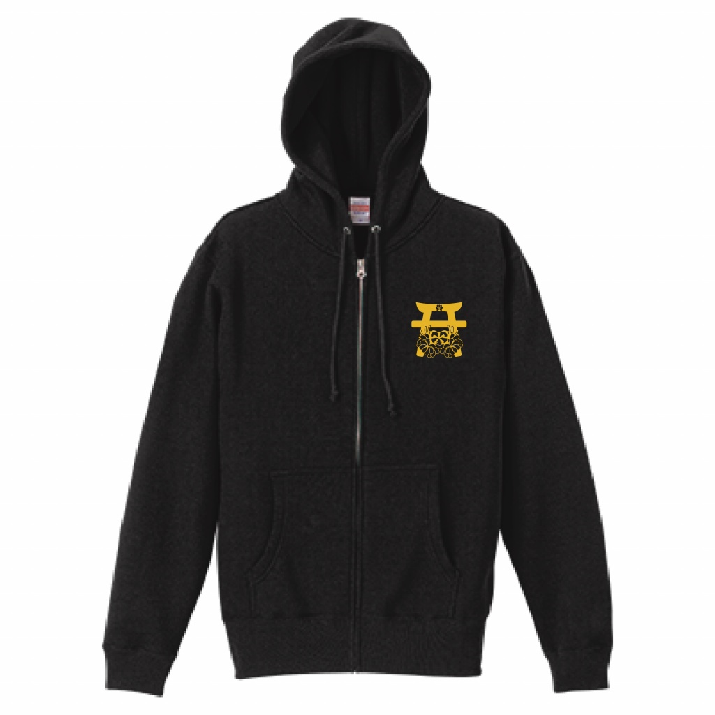 御崎狐 裏起毛パーカー