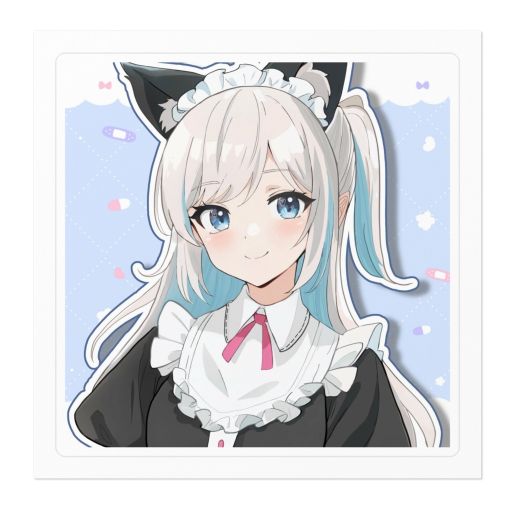 ゆゆオリジナルグッヅ ゆゆメイドステッカー