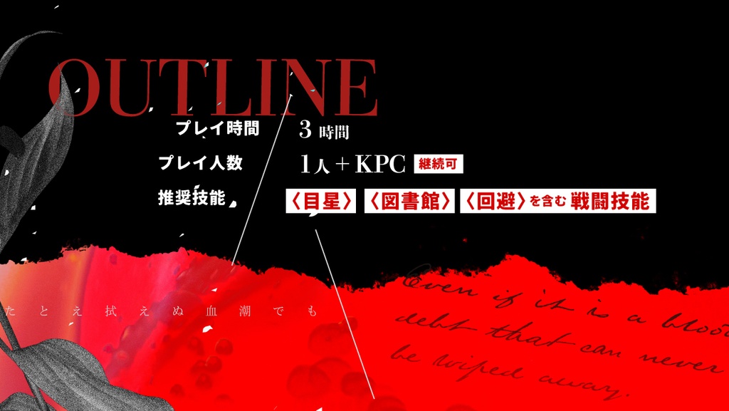 たとえ拭えぬ血潮でも【CoC6版】