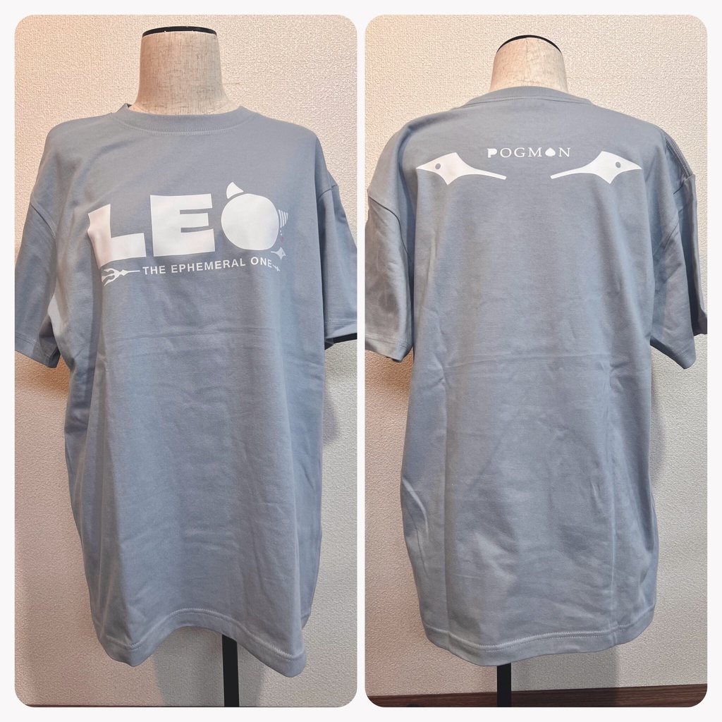LEO / POGMON Tシャツ( アシッドブルー )/ C108 夏コミ 新作