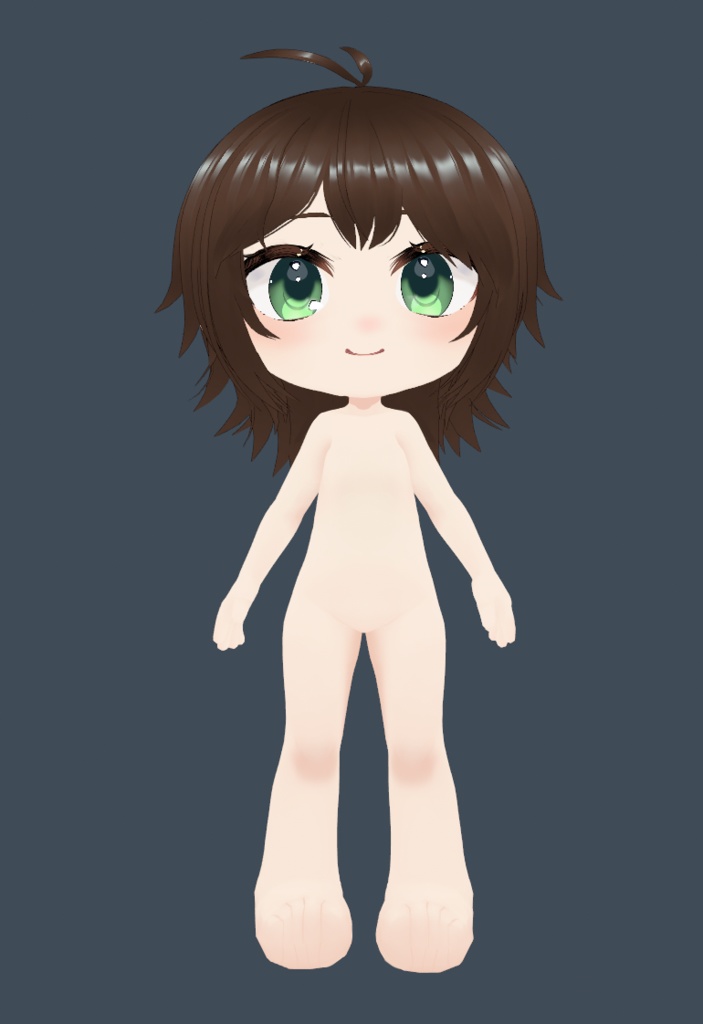 3d chibi vroid base