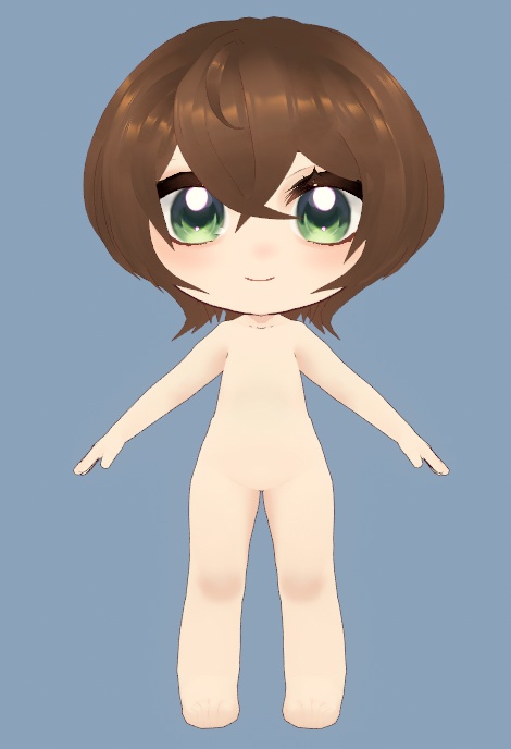 bean chibi vroid base