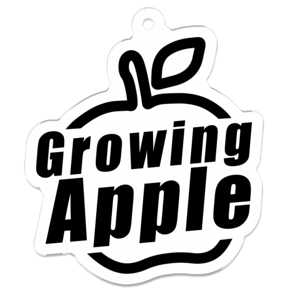 「Growing Apple」バンドロゴキーホルダー
