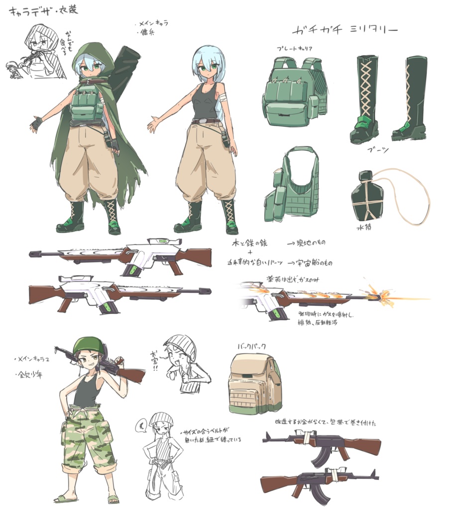 SF企画設定資料&メインビジュアルパック「お宝を求めて」
