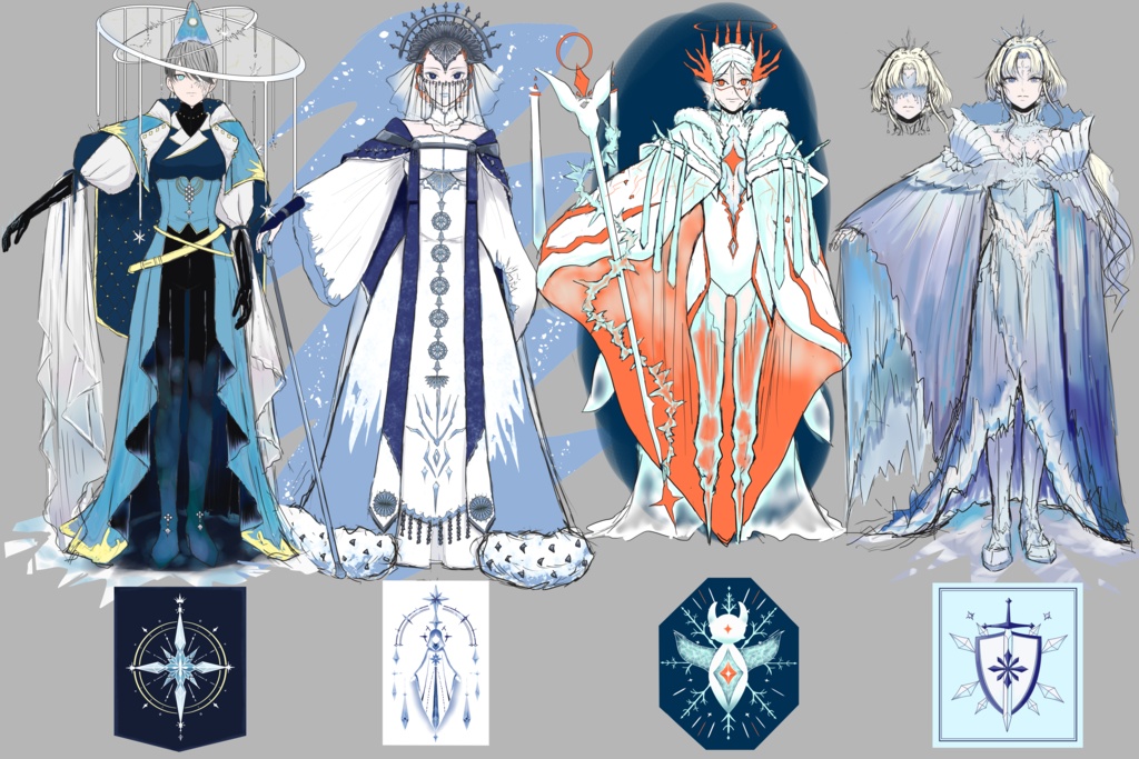 SFファンタジー設定資料パック「氷の水晶宮殿」
