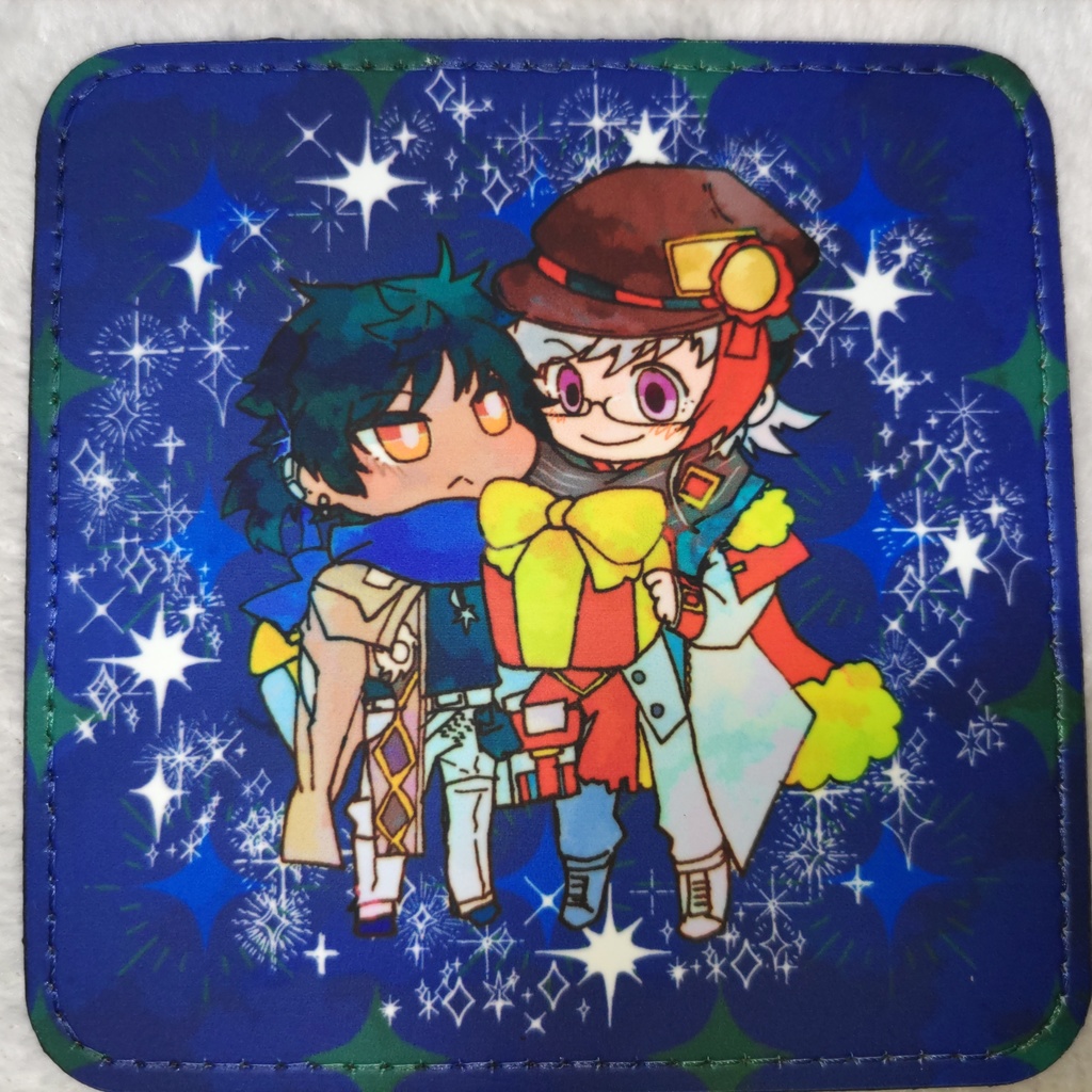 ソンエリ合皮コースター