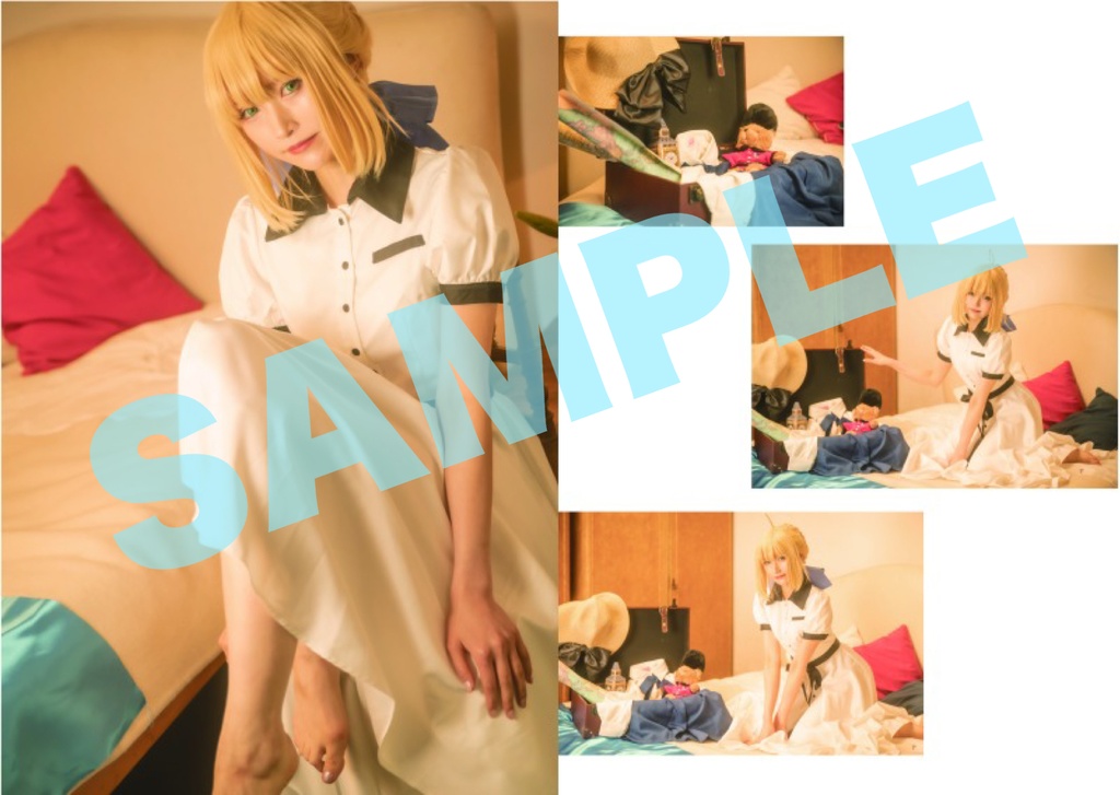 【PDF版】Fate /staynight セイバー写真集「Day Dream Return to AVALON」