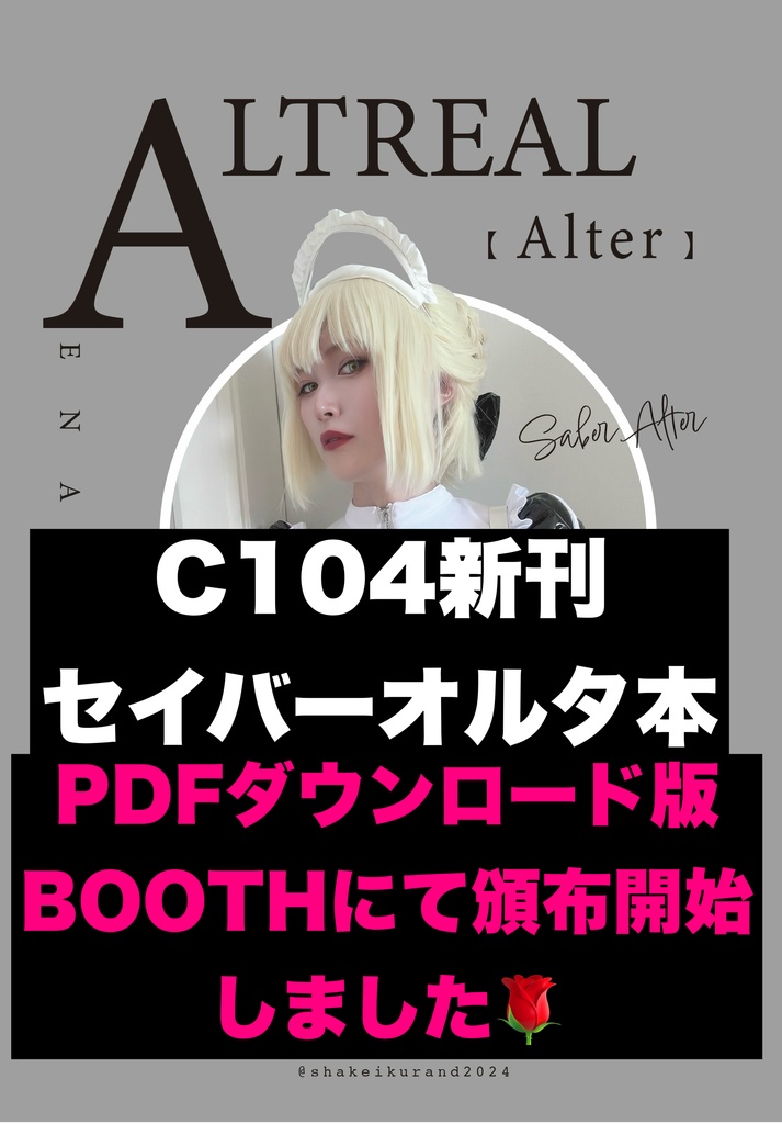 ALTREAL【Alter 】×ENAMEL MAID（Fate セイバーオルタコスプレ写真集）