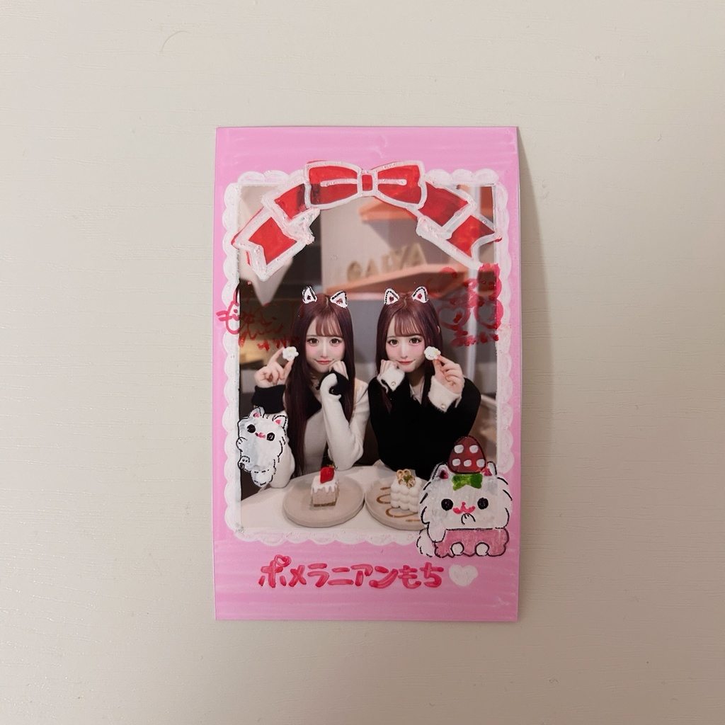 ♡双子のチェキ風トレカ♡