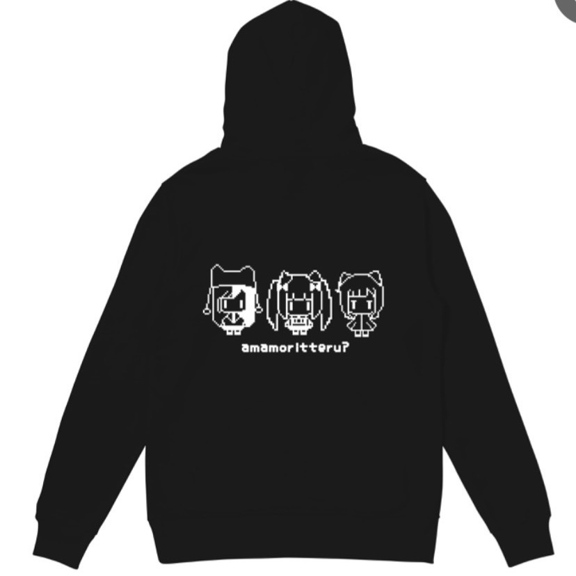 あまもりってるパーカー