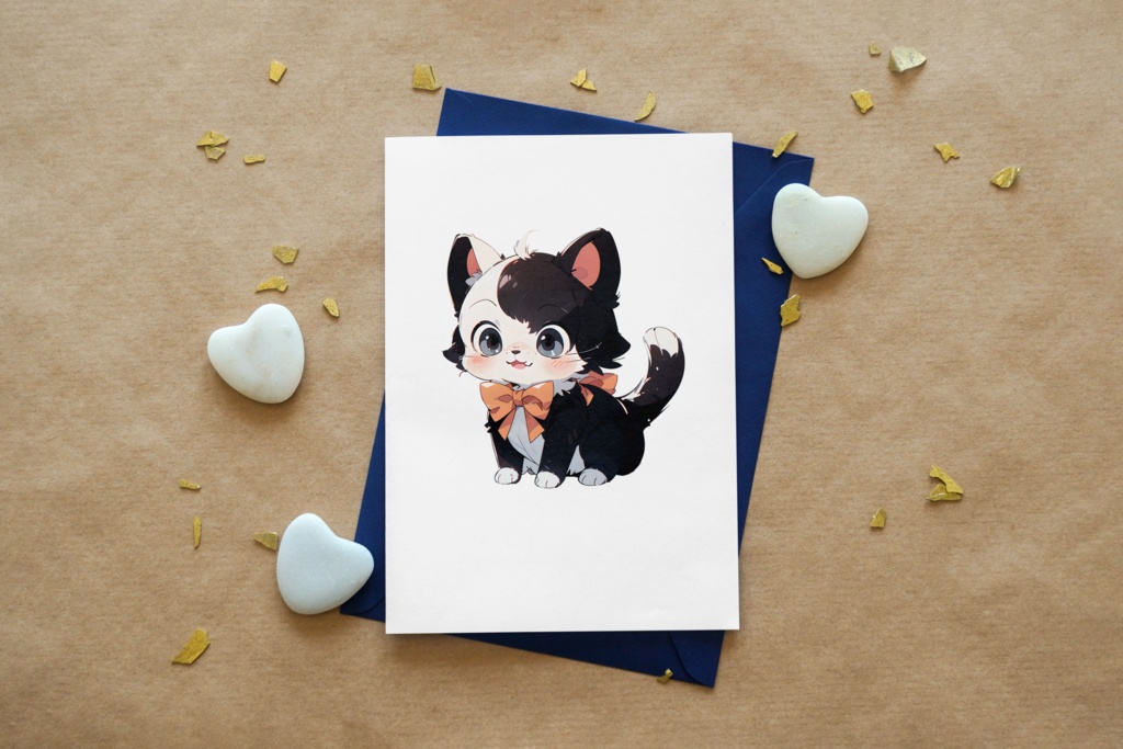 Cute digital design for sticker bundle (100P), Kitten doing daily activities - かわいいデジタルデザインステッカーバンドル(100P)、日々の活動を行う子猫