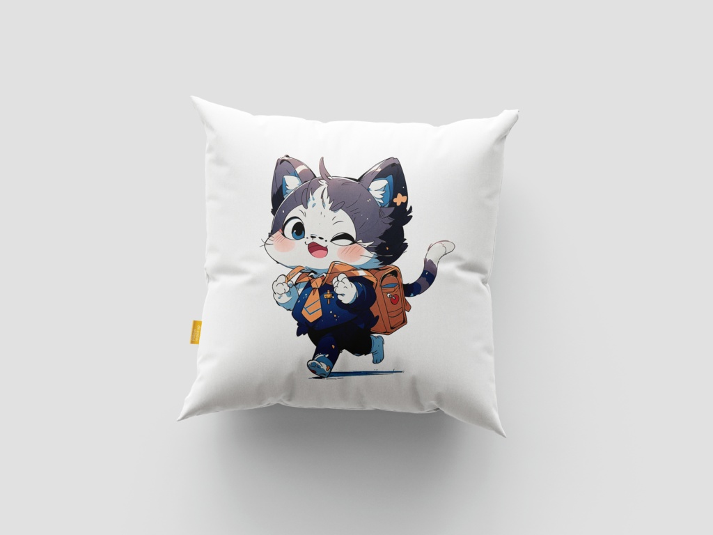 Cute digital design for sticker bundle (20P), Kitten go to school - かわいいデジタルデザインステッカーバンドル(20P)、子猫が学校に行く