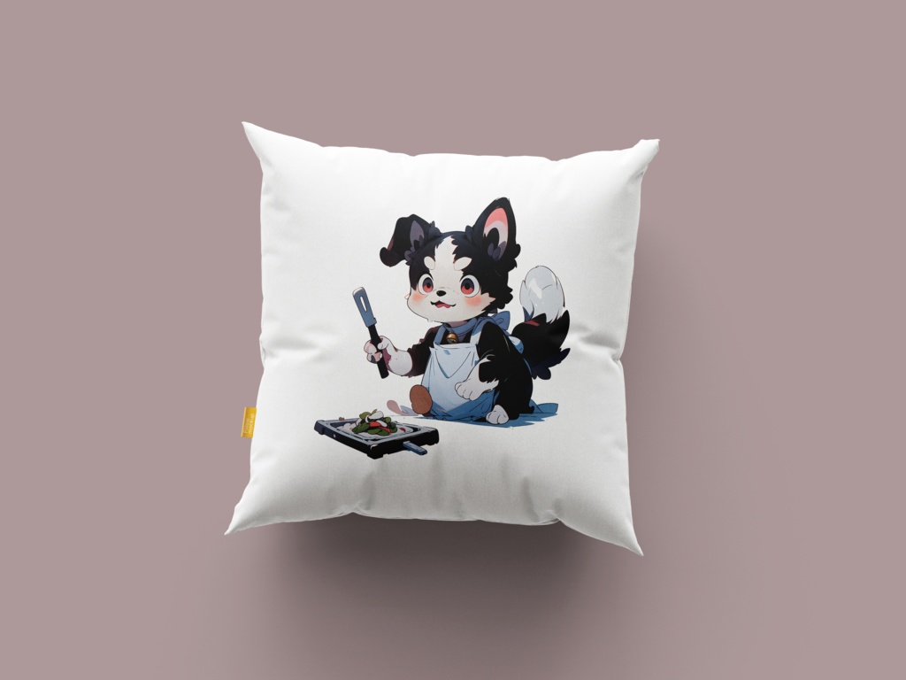 Cute digital design for sticker bundle (30P), Puppy cooking - かわいいデジタルデザインステッカーバンドル(30P)、子犬の料理