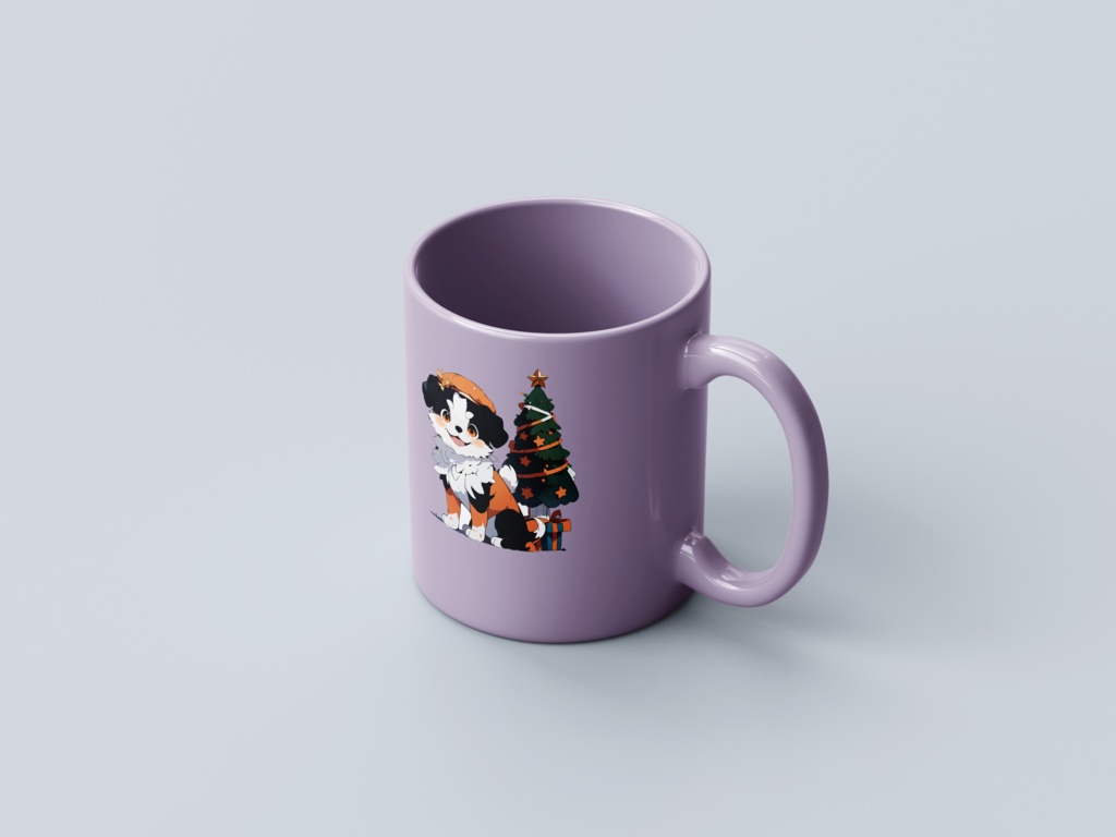 Cute digital design for sticker bundle (50P), Puppy and Christmas - かわいいデジタルデザインステッカーバンドル(50P)、子犬とクリスマス