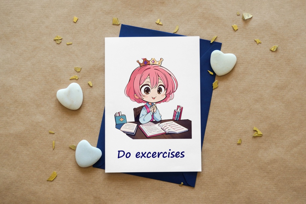 Cute digital design for sticker bundle (30P), Little girl doing excercise - かわいいデジタルデザインステッカーバンドル(30P)、運動をしている小さな女の子