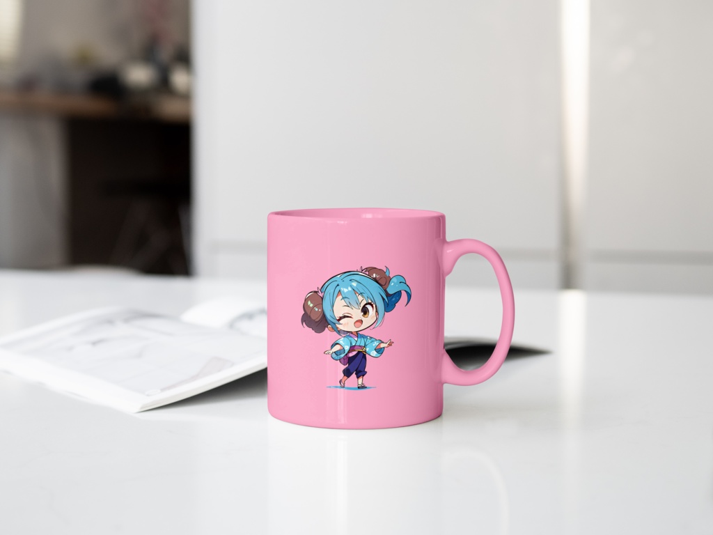 Cute digital design for sticker bundle (40P), Little girl in kimono - かわいいデジタルデザインステッカーバンドル(40P)、着物を着た小さな女の子