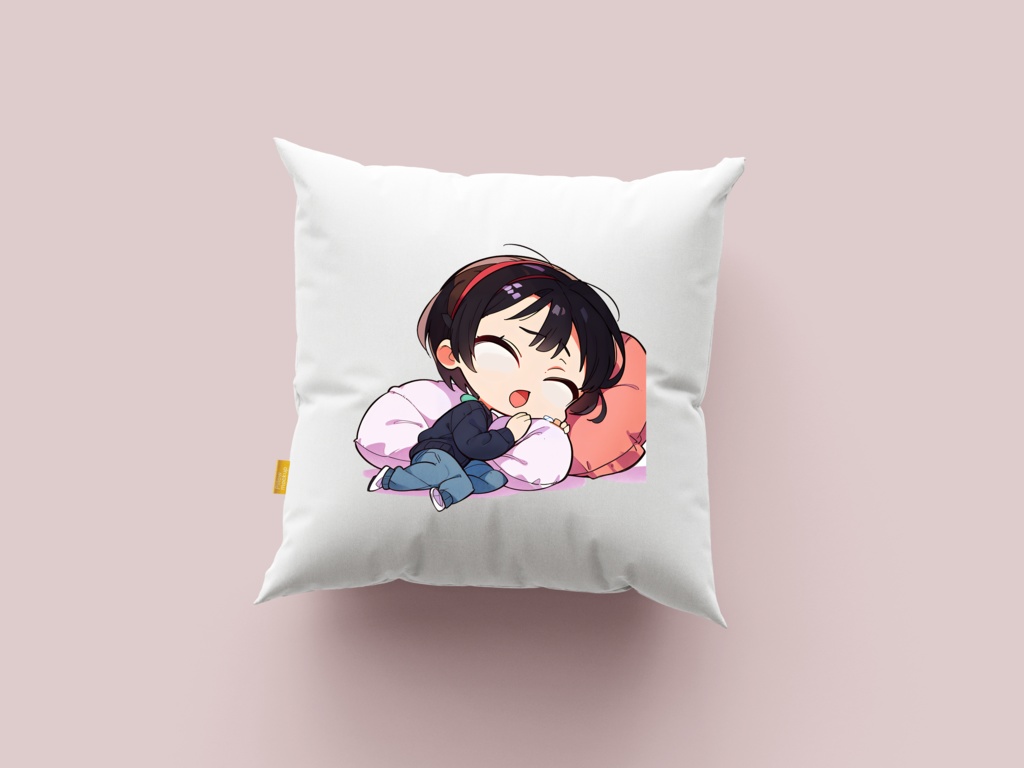 Cute digital design for sticker bundle (30P), Little girl sleeping - かわいいデジタルデザインステッカーバンドル(30P)、眠っている小さな女の子