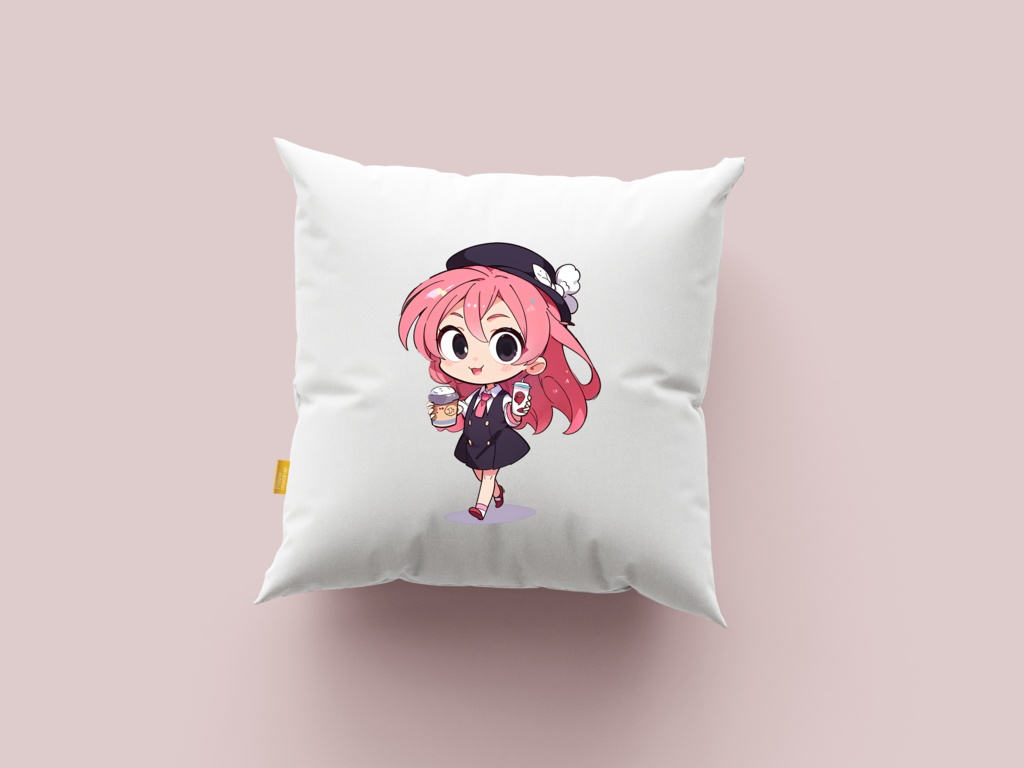 Cute digital design for sticker bundle (40P), Little girl standing - かわいいデジタルデザインステッカーバンドル(40P)、立っている小さな女の子